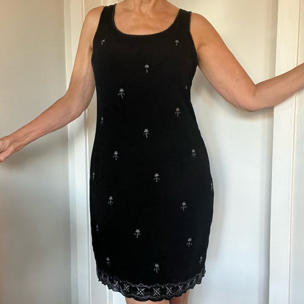 Sweet Embroidered and Beaded Dress